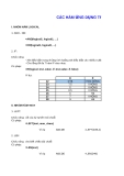 Bài tập Excel về các hàm trong Excel [kèm đáp án chi tiết]