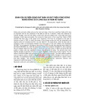 ĐÁNH GIÁ SỰ BIẾN ĐỘNG ĐẤT MẶN VÀ ĐẤT PHÈN VÙNG ĐỒNG BẰNG SÔNG CỬU LONG SAU 30 NĂM SỬ DỤNG