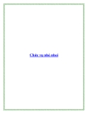 Chức vụ nhỏ nhoi