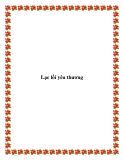 Truyện ngắn Lạc lối yêu thương