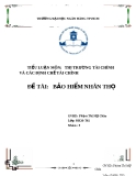 Bảo Hiểm Nhân Thọ: Đề Tài Nghiên Cứu Chi Tiết và Toàn Diện