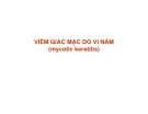 Viêm giác mạc do nấm