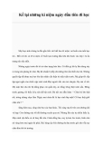 Kể lại những kỉ niệm ngày đầu tiên đi học của bạn (Chi tiết, Cảm xúc)