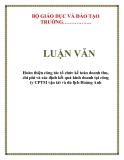 LUẬN VĂN: Hoàn thiện công tác tổ chức kế toán doanh thu, chi phí và xác định kết quả kinh doanh tại công ty CPTM vận tải và du lịch Hoàng Anh