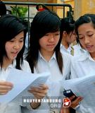 Đề thi - Đáp án môn Tiếng Pháp - Tốt nghiệp THPT Hệ 3 năm ( 2013 ) Mã đề 685
