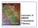 CMOS Transistor Theory: Bài giảng 3 về CMOS VLSI Design