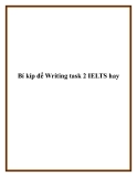 Bí kíp để Writing task 2 IELTS hay