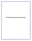 Đề thi tiền tệ-ngân hàng K24 Sài gòn