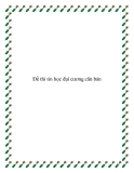 Đề thi tin học đại cương căn bản: Tổng hợp [Năm]