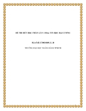 Đề thi Tin học đại cương IT0010809.11.10 Đại học Ngân hàng TPHCM (lần 1)