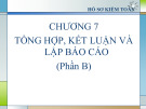 Kiểm toán phần 2 (ThS. Nguyễn Văn Thịnh) - Chương 7 