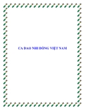 CA DAO NHI ĐỒNG VIỆT NAM