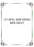 133+ Mẫu Hợp Đồng Mới Nhất (Cập Nhật Liên Tục)