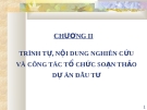 Lập và quản lý dự án đầu tư: Chương 2 [Hướng dẫn chi tiết]