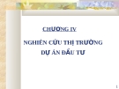 Lập và quản lý dự án đầu tư: Chương 4 [Hướng dẫn chi tiết]