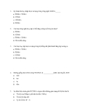 Đề thi trắc nghiệm kỹ thuật viễn thông - Đề số 8: Tuyển tập các dạng bài hay và mới nhất
