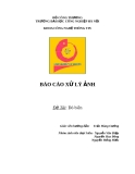 BÁO CÁO XỬ LÝ ẢNH - Đề Tài: Dò biên