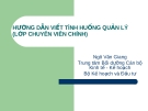 Hướng dẫn viết tình huống quản lý (Lớp chuyên viên chính) chuẩn nhất