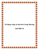 Công cụ Internet trong thương mại điện tử: Hướng dẫn sử dụng hiệu quả