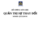Đề cương Quản trị sự thay đổi Đại học Hoa Sen