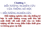 Bài giảng Thống kê học: Tổng quan và chi tiết