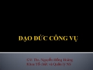 Đạo đức công vụ trong xã hội