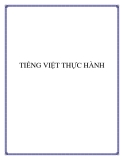 Đề cương chi tiết Tiếng việt thực hành