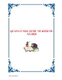 Quản lý nhà nước về kinh tế xã hội: Kinh nghiệm và giải pháp