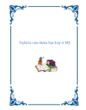 Thâm hụt kép ở Mỹ: Nghiên cứu mới nhất