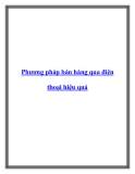 Phương pháp bán hàng qua điện thoại hiệu quả