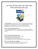 Chiến dịch SMS Marketing hiệu quả: Các bước thực hiện chi tiết