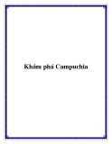 Khám phá nước Campuchia