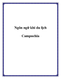 Ngôn ngữ khi du lịch Campuchia