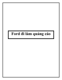 Quảng cáo Ford: Đi làm hiệu quả, ấn tượng