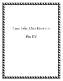 Cảm biến cho Pin EV: Chìa khoá và Giải pháp Tối ưu