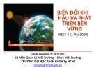 Biến đổi khí hậu và phát triển bền vững: Tuần 4 (1 Oct 2010)