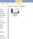 Thay đổi đường dẫn thư mục Screenshots trong Windows 8: Hướng dẫn chi tiết