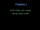 Các nước đang phát triển: Tổng quan và phân tích mới nhất