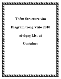 Thêm Structure vào Diagram trong Visio 2010: Hướng dẫn sử dụng List và Container