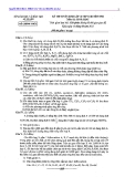 Kỳ thi tuyển sinh lớp 10 THPT chuyên TỈNH Môn thi Hóa Học - Sở giáo dục và đào tạo An Giang