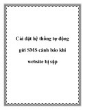 Cài đặt hệ thống tự động gửi SMS cảnh báo khi website bị sập