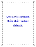 Quy tắc và Thực hành thống nhất Tín dụng chứng từ