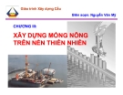 Giáo trình Xây dựng Cầu - Xây dựng móng nông trên nền thiên nhiên