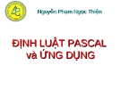Định Luật Pascal: Ứng Dụng và Giải Thích Chi Tiết