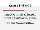 Bài giảng hệ thống tài chính chuẩn nhất