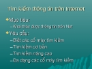Tìm kiếm thông tin thương mại điện tử trên Internet: Kinh nghiệm và Mẹo hay