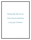 Hướng dẫn Email Marketing Valentine đầy đủ các bước [năm hiện tại]