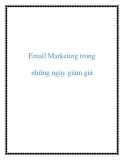 Email Marketing hiệu quả trong những ngày giảm giá [Mới nhất]