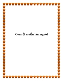Con rối muốn làm người.