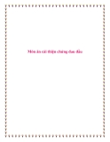 Món ăn cải thiện chứng đau đầu.